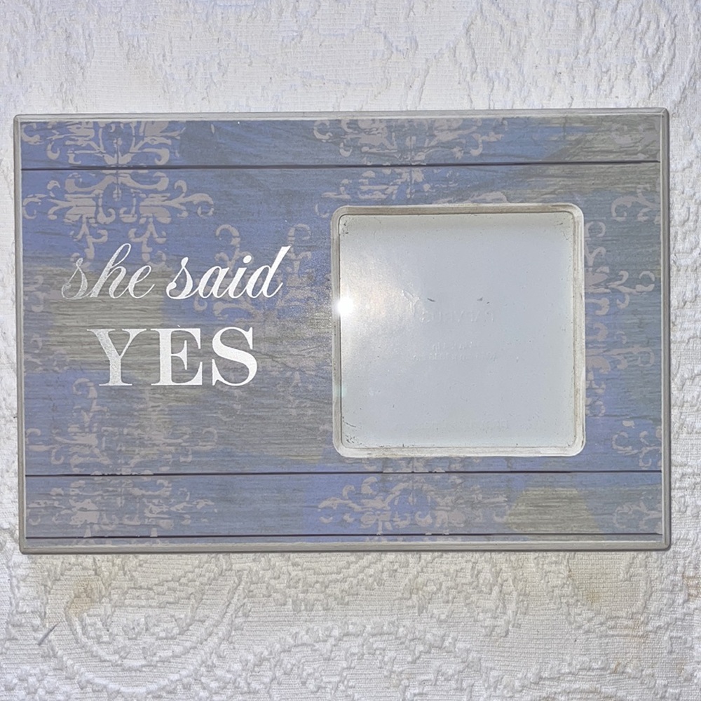 Papyrus She Said Yes Picture Frame